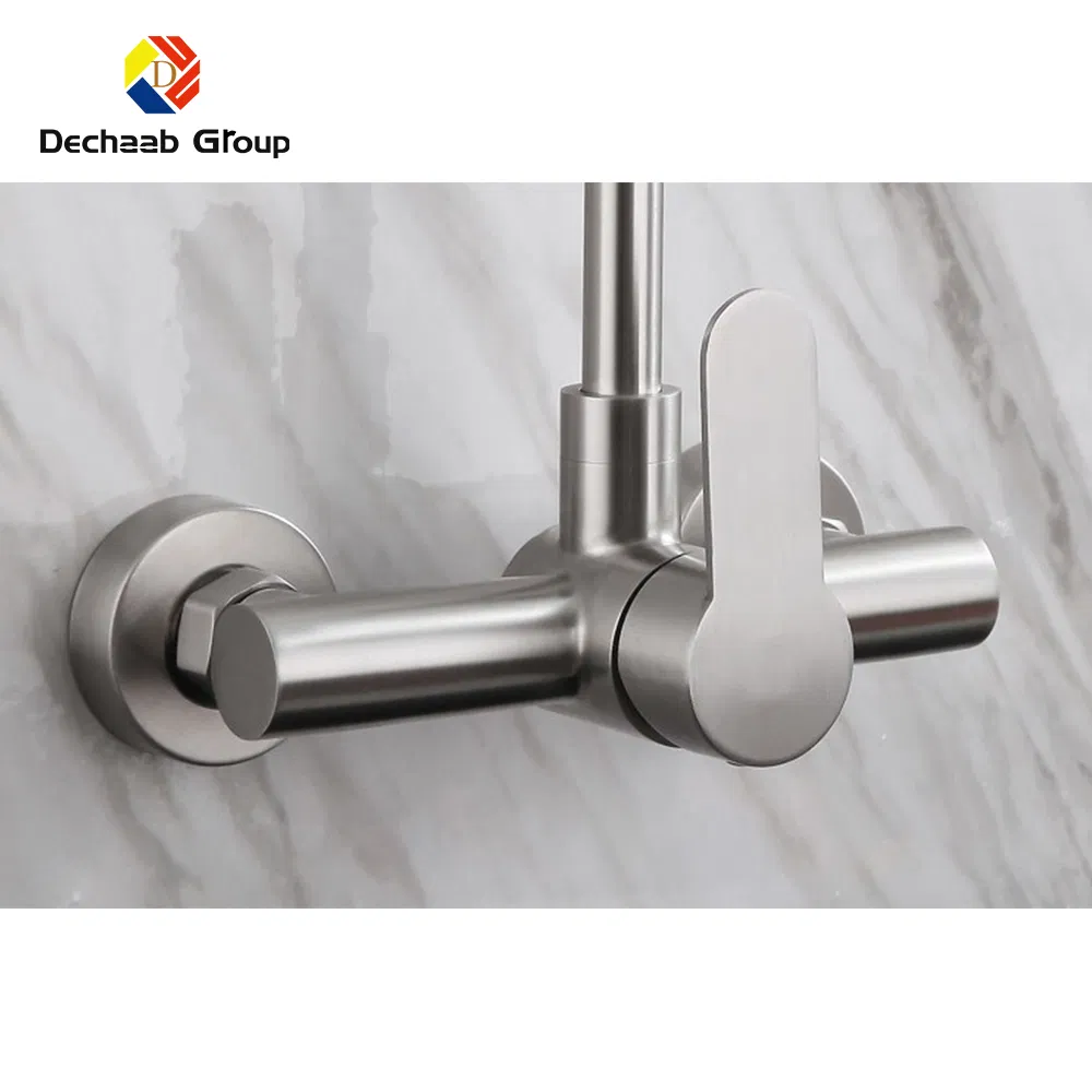 Single Hole Handle Kitchen Faucet Made of Stainless Steel