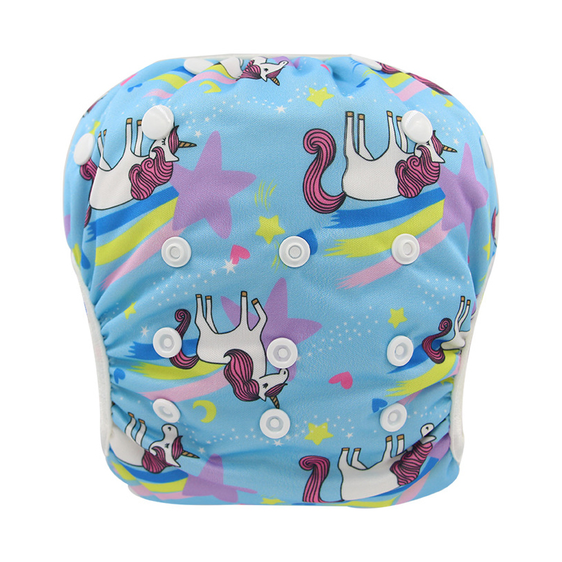 Large-Sized Baby Swimming Trunks, Washable Swimming Trunks for Boys and Girls, Adjustable Leak-Proof Trunks