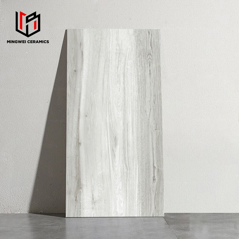 Matte Strip Wooden Grain Series 600X1200mm Porcelain Floor and Wall Tile, Natural Wood Look Ceramic Tiles for Living Room, Bedroom, Kitchen, Bathroom