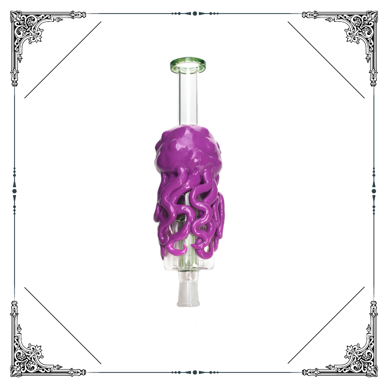 3D Hand Painting Quartz Nectar Collector Glass Smoking Pipe Accessories Oil Burner Wholesale Smoking Accessories