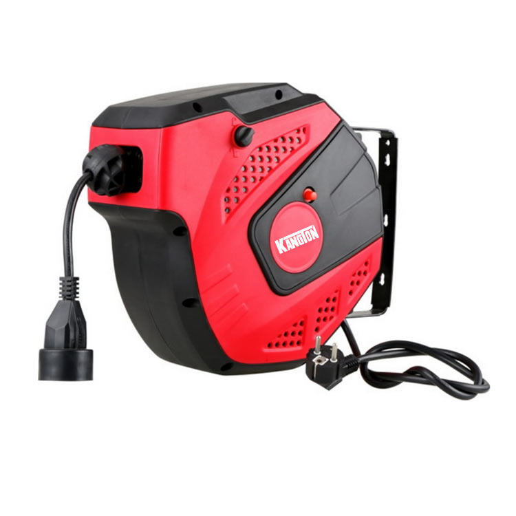 3/8" Wall Mountable Garden Hose Reel Retractable Portable Air Hose Reel15m