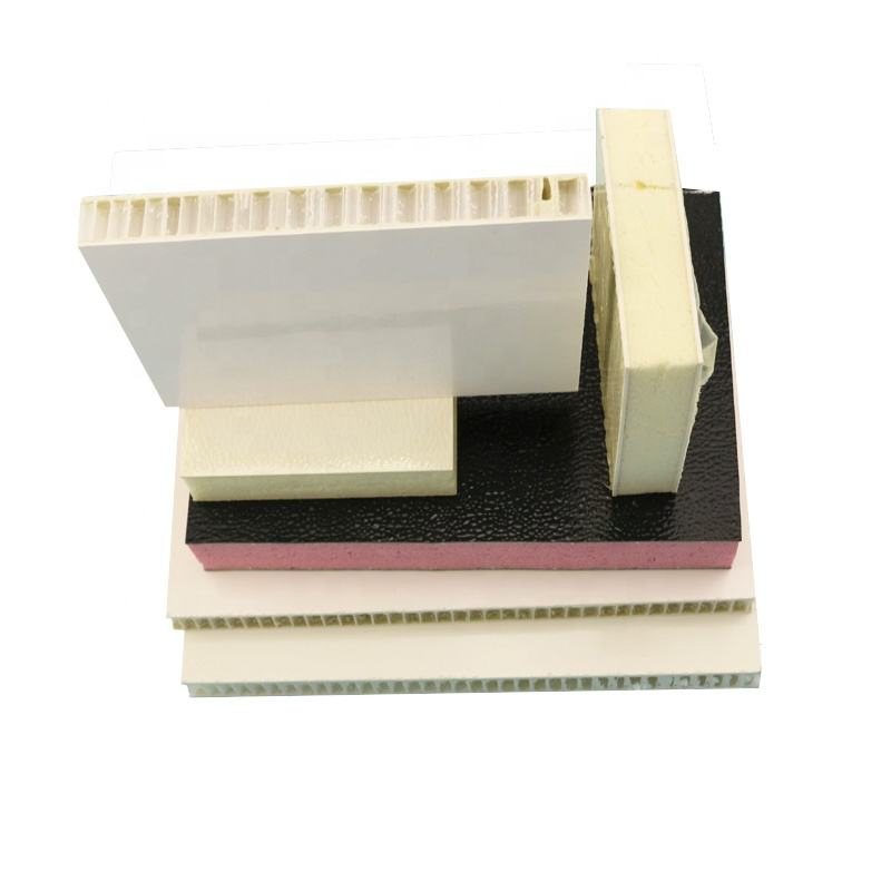 High Strength FRP PU Core Fireproof Rockwool Sandwich Panels for Vehicle Body