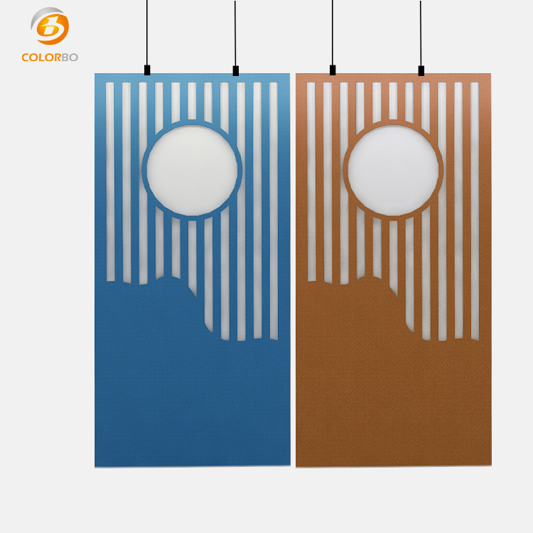 OEM B1 Modern Design Panel Acoustic Padded Customized PET Office Furniture Screen