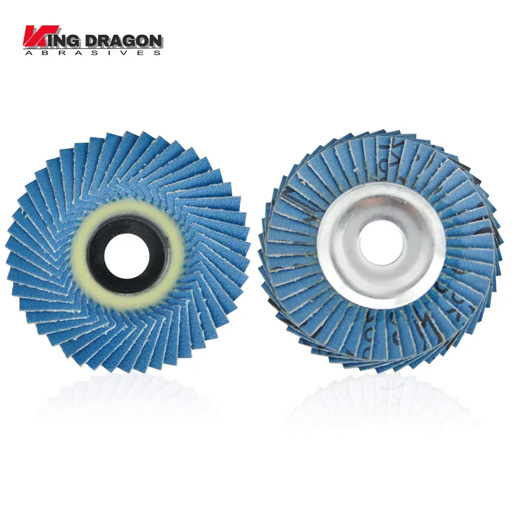 Лепестковый круг из циркония 100 мм, зерно 320, T27