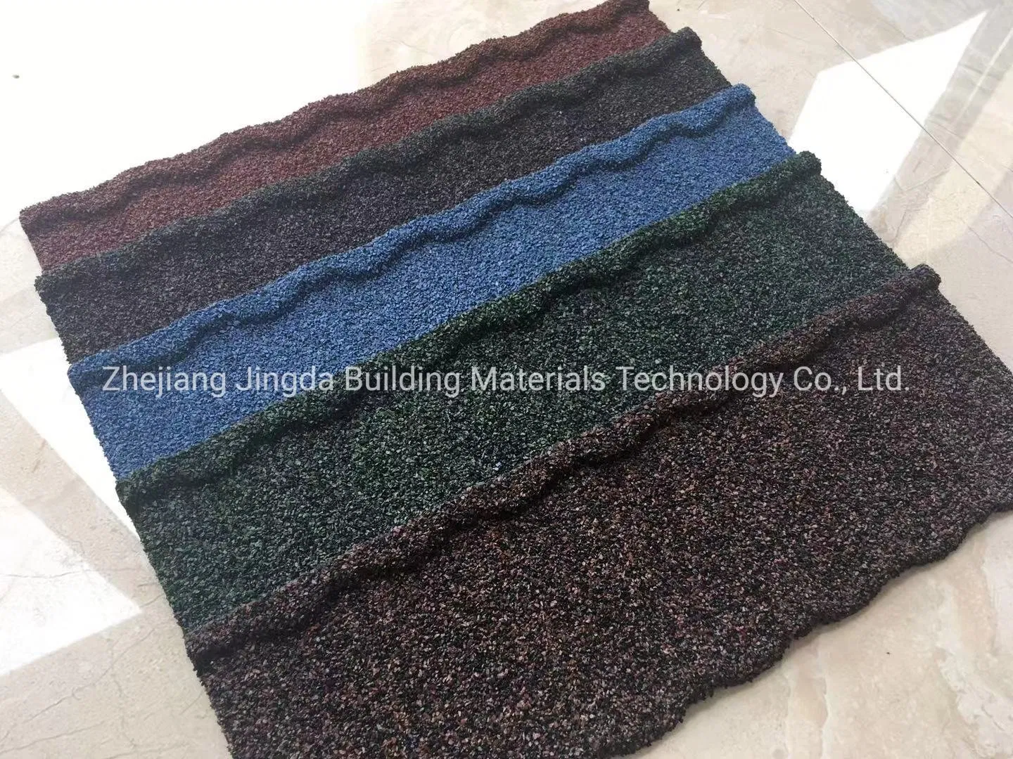 50 Years of Warranty Eather-Resistant Milano Stone Coated Metal Roofing Tiles for Southeast Asia