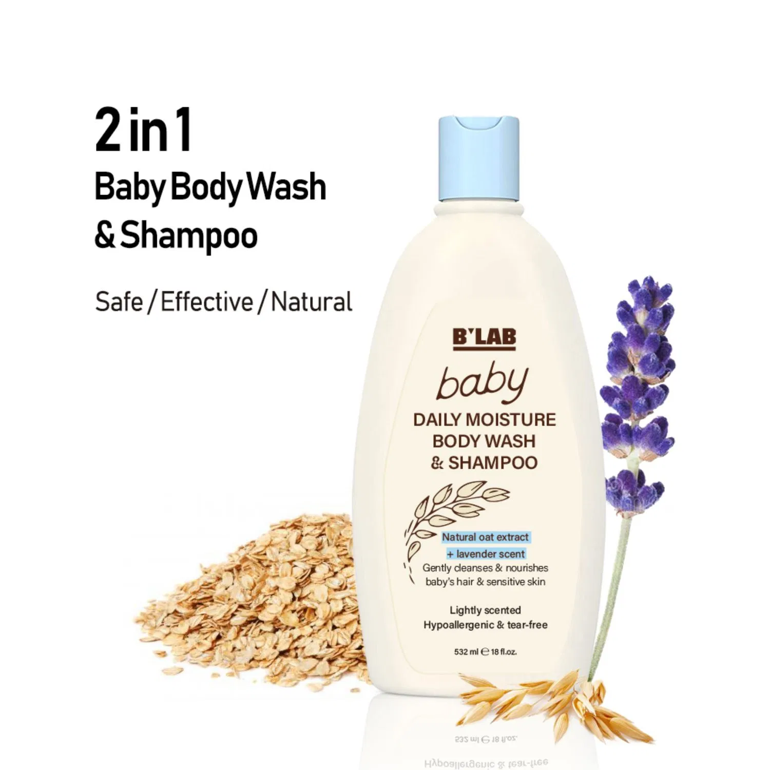 Baby Care Oil Private Label Organic Tear Free Baby's Skin Care for Body Care Massage Oil Moisture Baby Essential Oil Tearless Formula