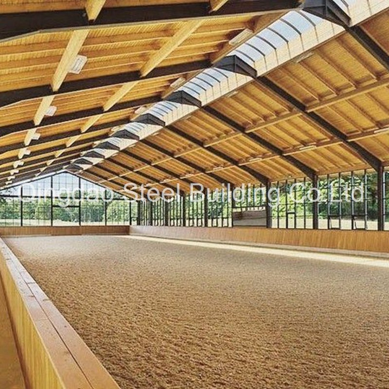 Galvanized Prefabricated Steel Structure Indoor Horse Riding Arena Building