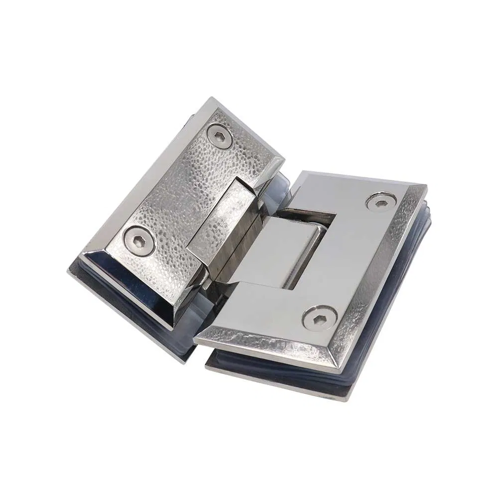 Durable Square Stained Glass Shower Door Hinge for Elegant Spaces