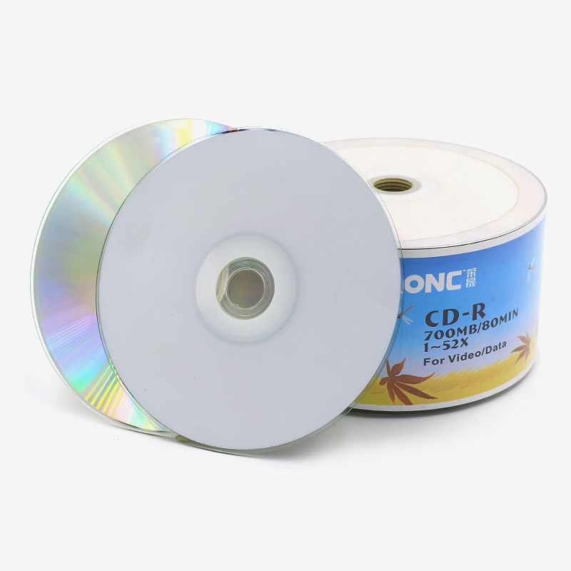 Чистые CD-R диски 700 МБ, 52X, для записи