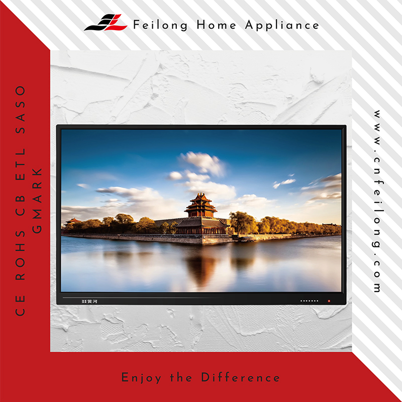 Android Frameless Bezel-Less 65 Inch 4K UHD Smart Digital LED TV Android TV