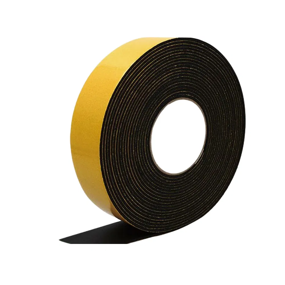 Yellow Color Reinforced Rubber Foam Tape for Sealing