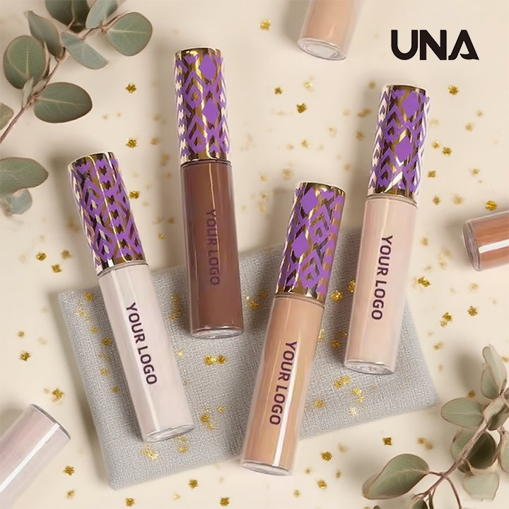 Custom Make up Brand Full Coverage Liquid Concealer Palette Natural and Brightening Cream Makeup for Skin with Labeling