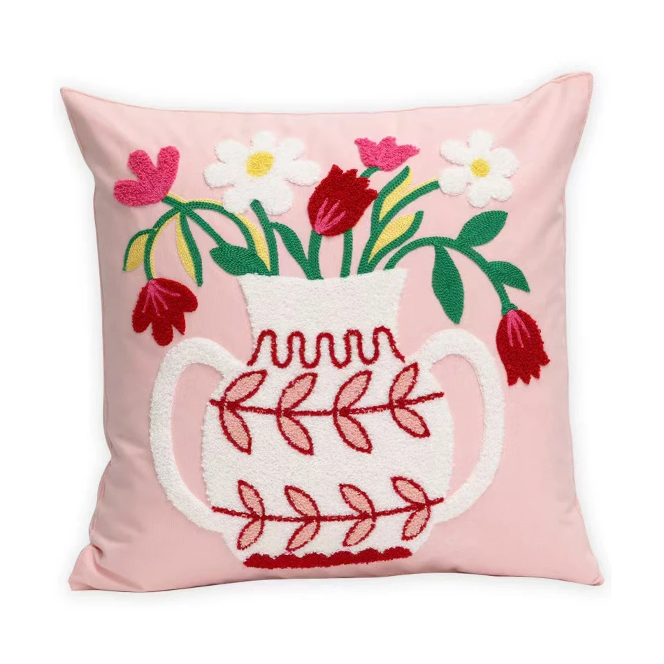 Artisan Jacquard Cushion Cover for Custom Tufted Pillow Case