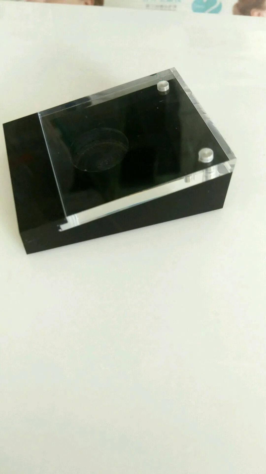 Loose Diamond Gemstone Acrylic Display Storage Box with Magnetic Cover