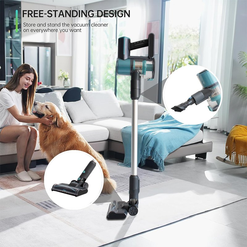 OEM 2 In1 Sofa Carpet Rechargeable Portable Wireless Battery Stick Upright Handheld Cordless Pet Vacuum Cleaner