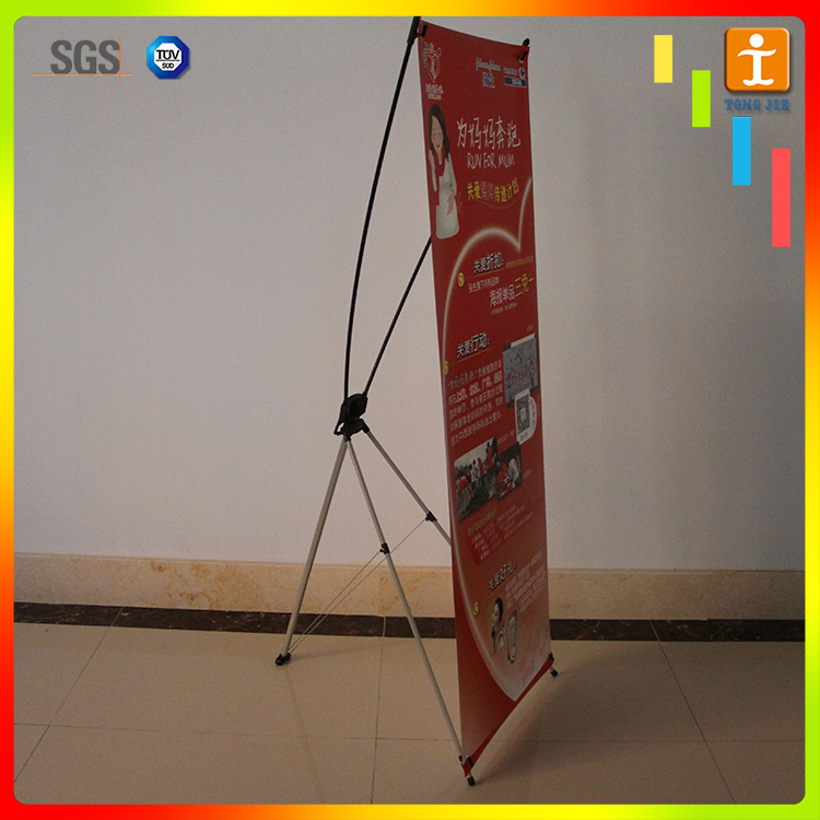 Advertising Campaign X Shape Banner, K Shaft Display Banner