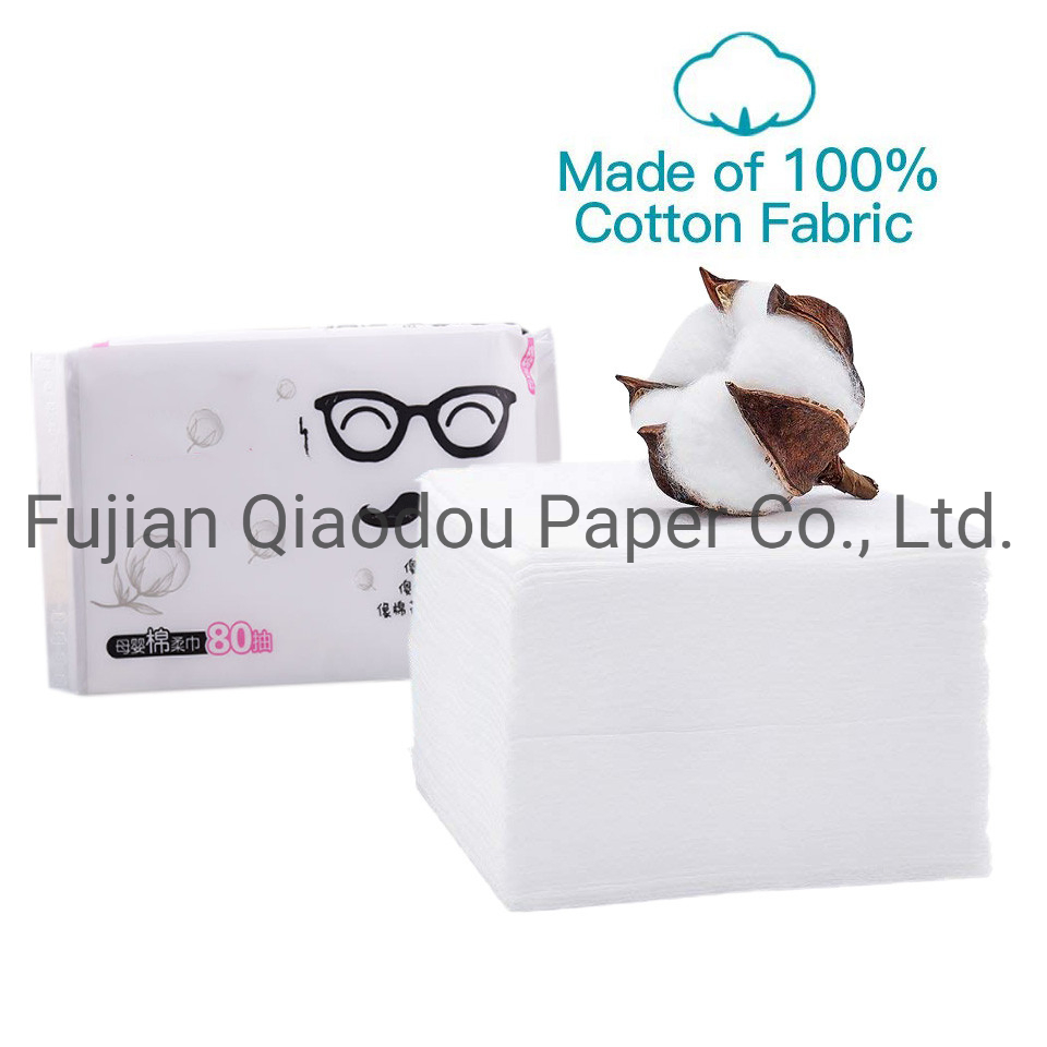 New Design Disposable Soft Cotton Face Tissue Towel