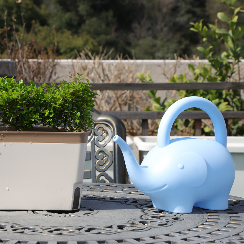 Cute Elephant-Shaped Watering Can for Kids' Garden Fun