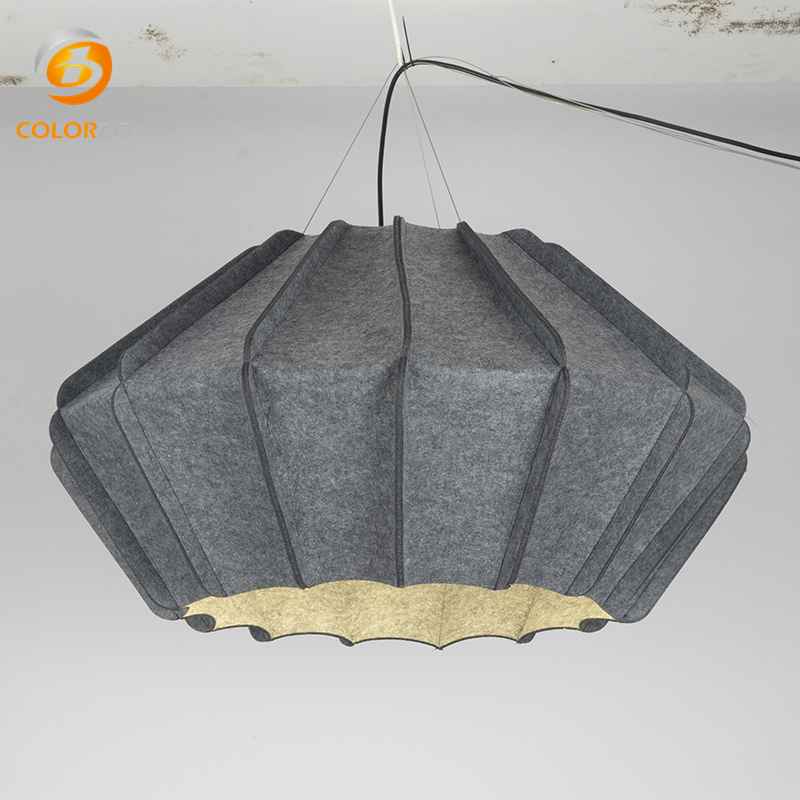 High performance B1 CE Certified Wall Hanging Lights Ceiling Felt Lampshade