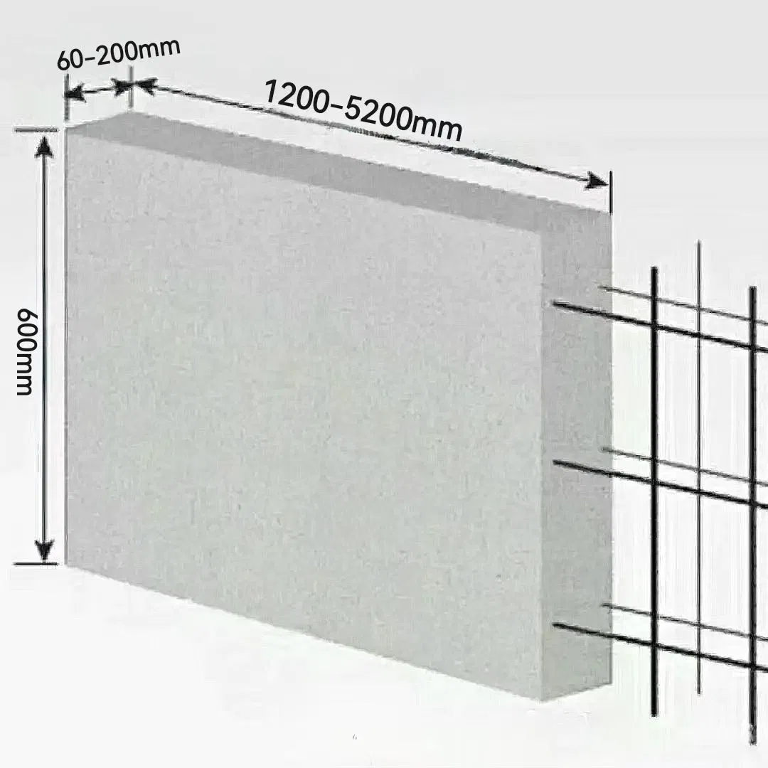 Autoclaved Aerated Concrete Alc Panel Construction Prefabricate Alc Concrete Wall