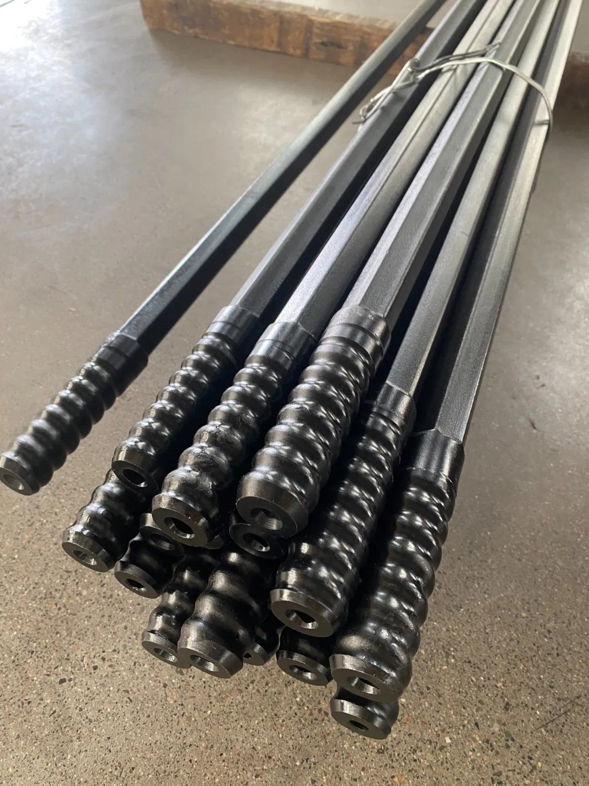 T45 Thread Extension Rock Drilling Tool Borehole Mining Drilling Rod