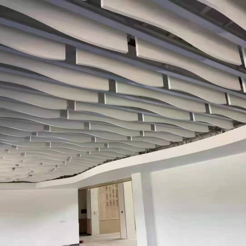 Custom-Length Fiberglass Baffles with Nrc 0.9 and Modular Connectors for Variable Ceiling Heights in Retail Stores