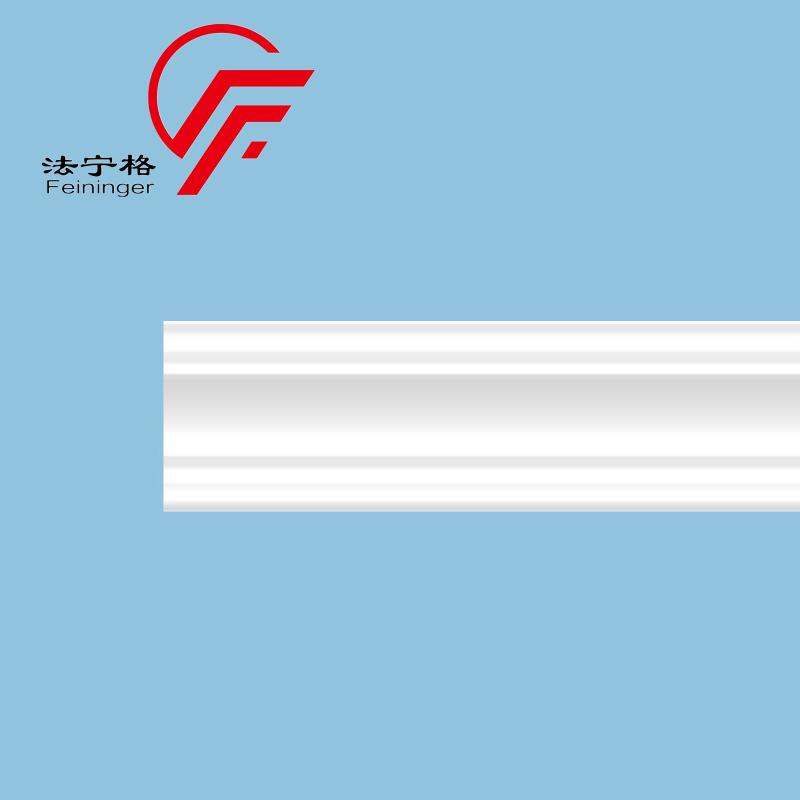 Waterproof Plastic PS Polystyrene Crown Cornice Moulding Decorative Lines