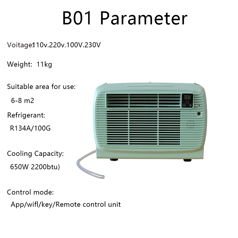 110V 220V Direct Sale Fixed Frequency Mini Portable Air Conditioner for Home