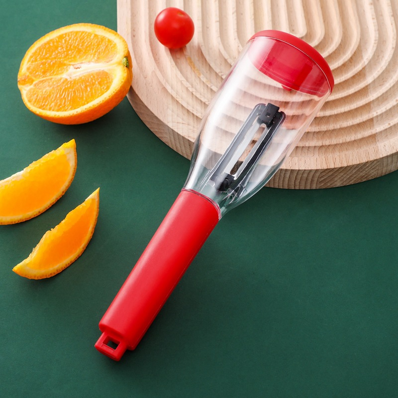3 in 1 Multi Functional Stainless Steel Peeler for Fruit Vegetable with Storage Box Kitchen Tool