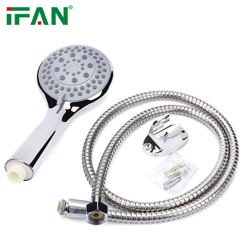 Ifan Modern Bathroom Accessories Adjustable Water Saving Shower Spray Head 3 Functions Rainfall Shower Head
