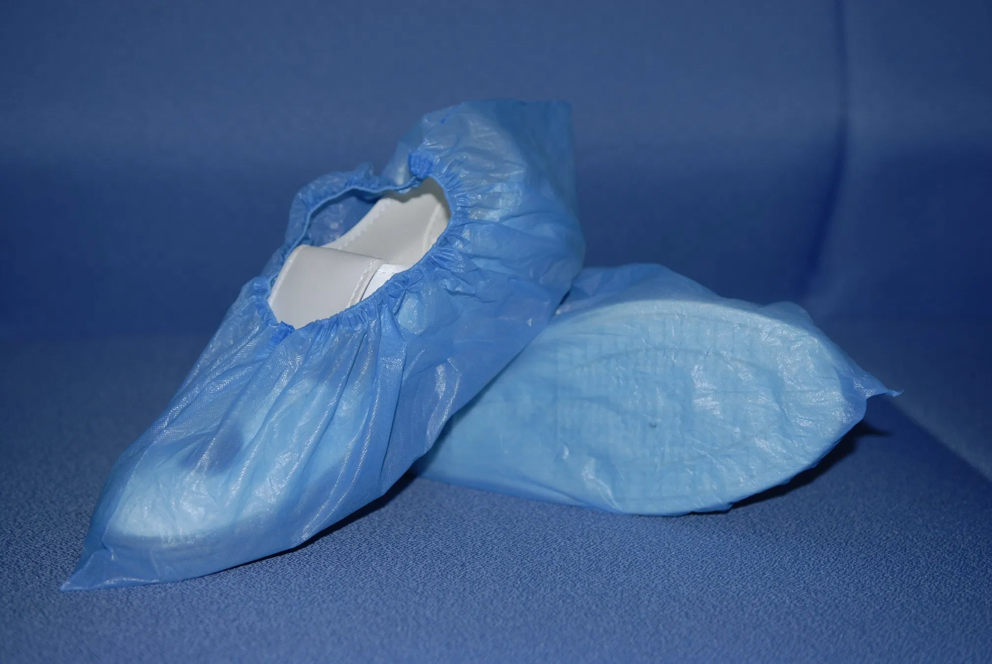 Disposable Antistatic Cleanroom Waterproof Plastic Non-Slip Boot Shoe Cover