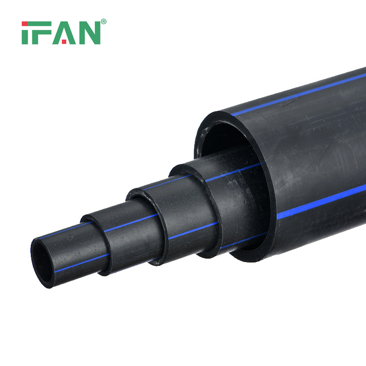 Ifan Manufacture Supply ASTM D3035 Polyethylene Pipes Black Color PE100 Pipe OEM ODM HDPE Pipe