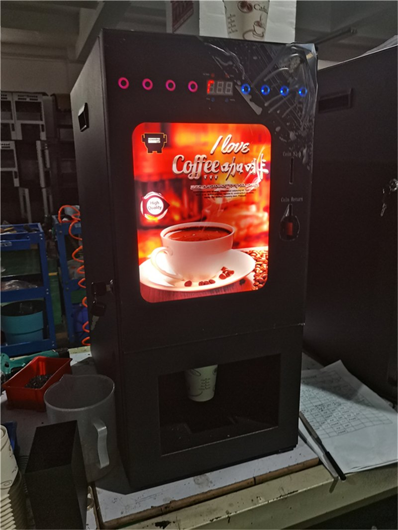 Cappuccino Vending Machine Coffee with Coin Operated Wf1-306b