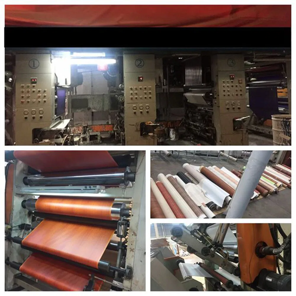 Wood Grain PVC Decorative Sheet/Foil for Cabinet/Door Vacuum Membrane Press