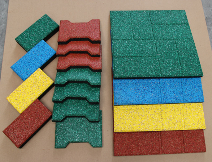 Wholesale Playground EPDM Rubber Tiles Flooring for Kids Safety