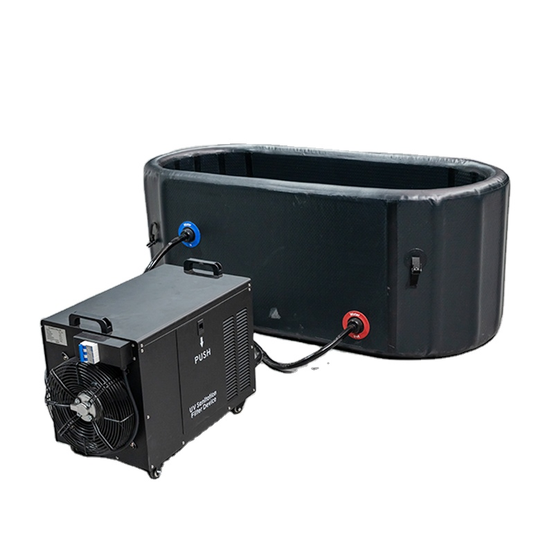 Надувная ледяная ванна с чиллером для криотерапии