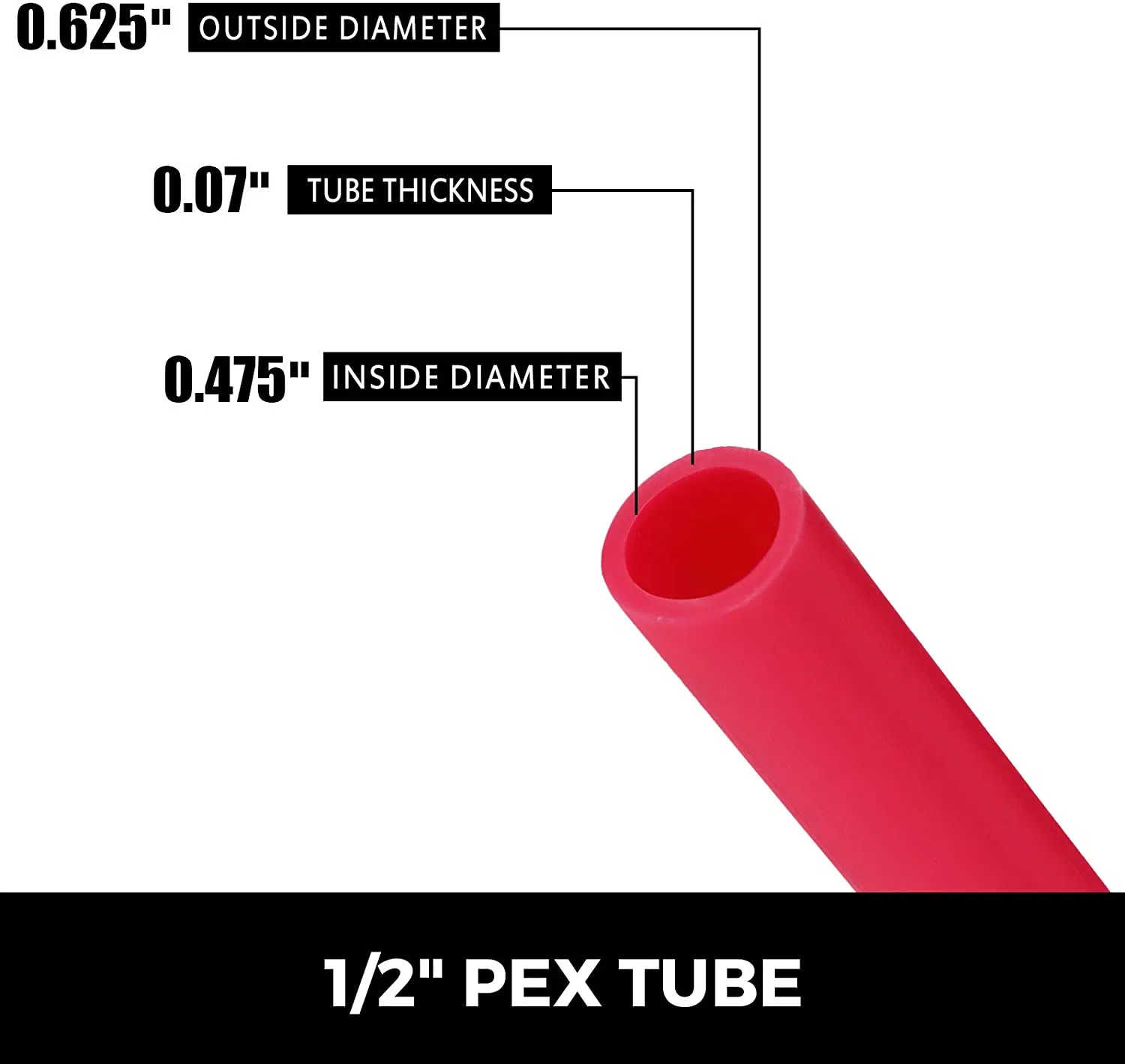 Hewai Customized Aluminum Plastic Pex Tube OEM Overlap Pex Water Pipes