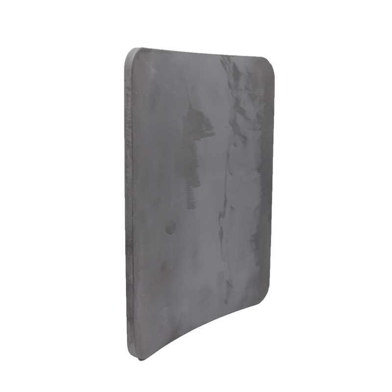 Rectangle Single-Curved Sintered Silicon Carbide (SIC) Ceramic Plate 220*270*10mm