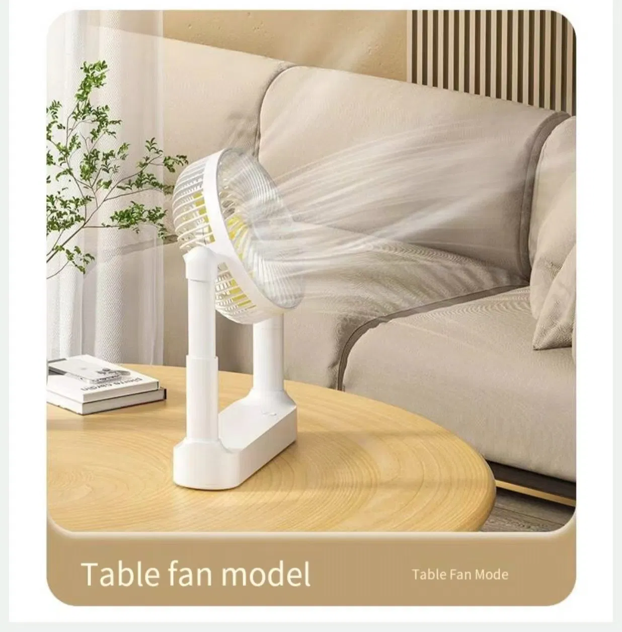 New Design Mini Strong Wind Electric Air Circulation Fan Multi-Function Desktop Fan