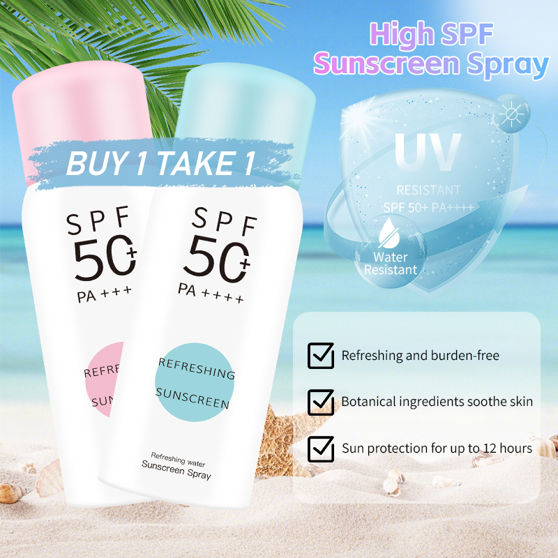 Seline Girl 3 Styles 70ml SPF50+ PA++++ Spray Sunscreen