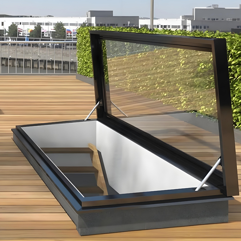 Foshan Aluminum Tempered Laminated Glass Skylight Electric Automatic House Roof Glass Skylight for House Roof Manufacturer