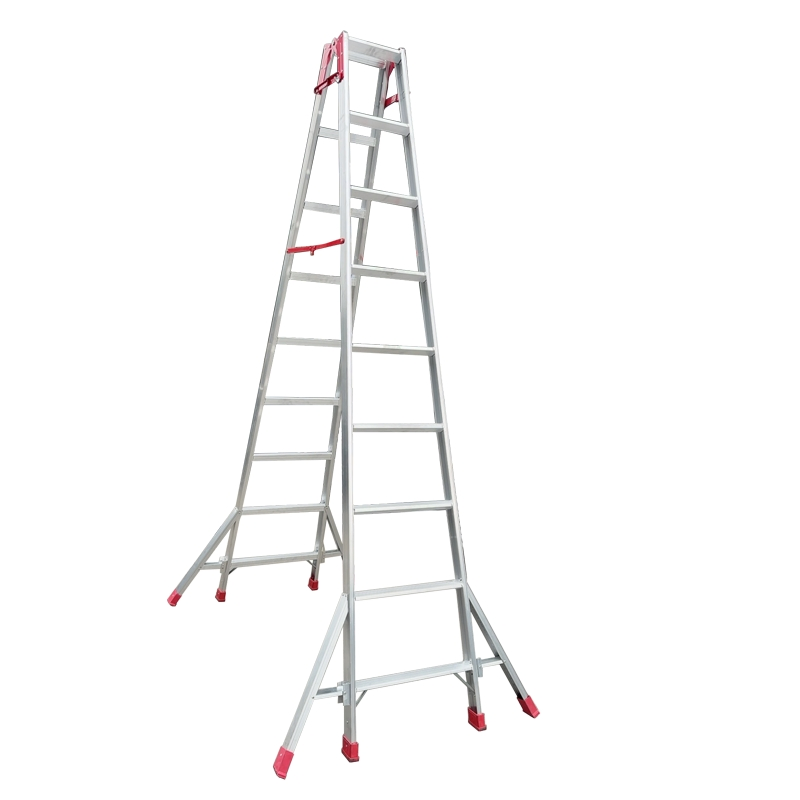 Portable Household Aluminum 4 Step Ladders Scaffold Ladder / Aluminium Folding Ladder