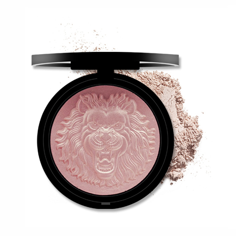 Customized Logo Embossed High-Gloss Powder Makeup V Face Shadow Profile Nose Shadow Multi-Color Concealer Repair Volume Blush Powder