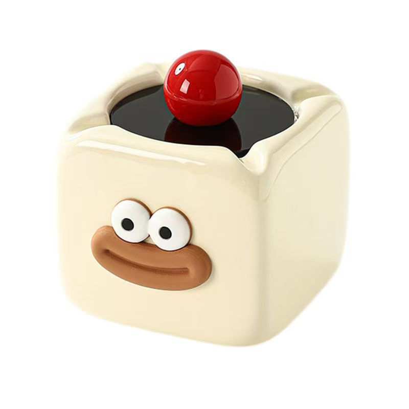Hot Selling 10.5*10.5*9cm Wholesale Customizable Portable Smoking Accessories Ash Holder Ashtray Sausage Lips Ashtray