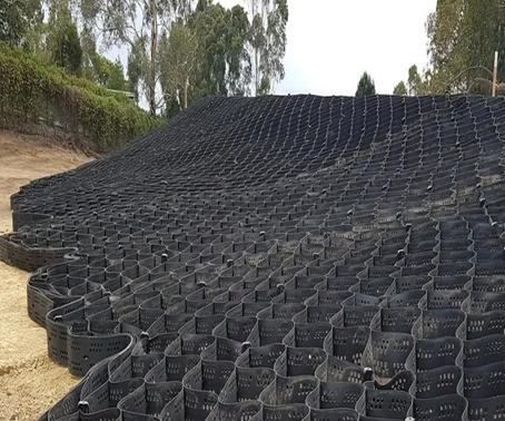 100mm 150mm 200mm High Textured Performated HDPE Geoweb Honeycombed Gravel Grid Plastic Geocell Direct Factory Price