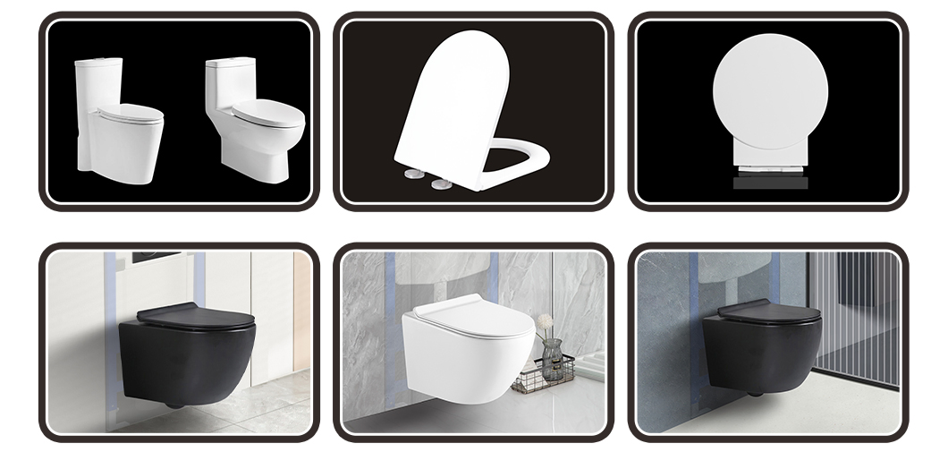 Modern Eco Slow-Close White Grossy PP Toilet Seat Cover