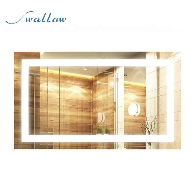 Premier LED Mirrors Rectangle Mirror with Light for Sale, Hotel Bathroom Mirror Supplier
