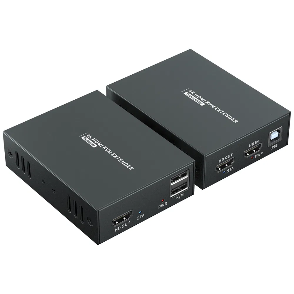 Custom Kvm Switches 4K@60Hz HD Share USB 2.0 Devices with 4 Usbhubs