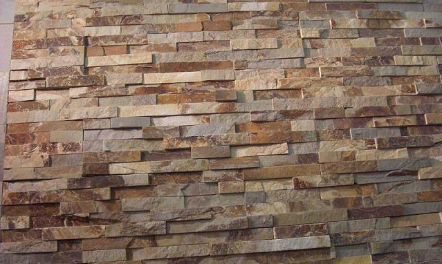 Natural Culture Stone Rusty Slate Veneer Tiles for Wall