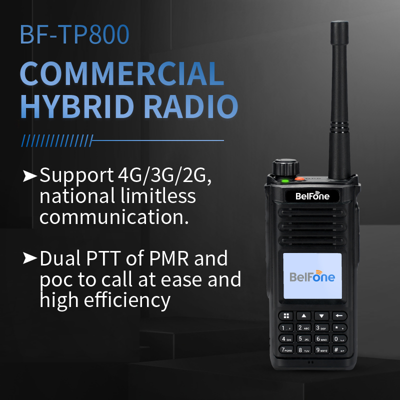 Портативная рация BelFone BF-TP800 5W с GPS и 4G POC